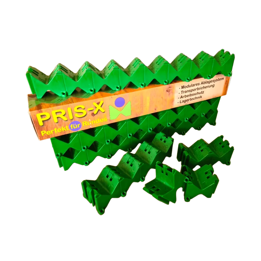 PRIS-X module string as packaging unit for plastic storage prisms